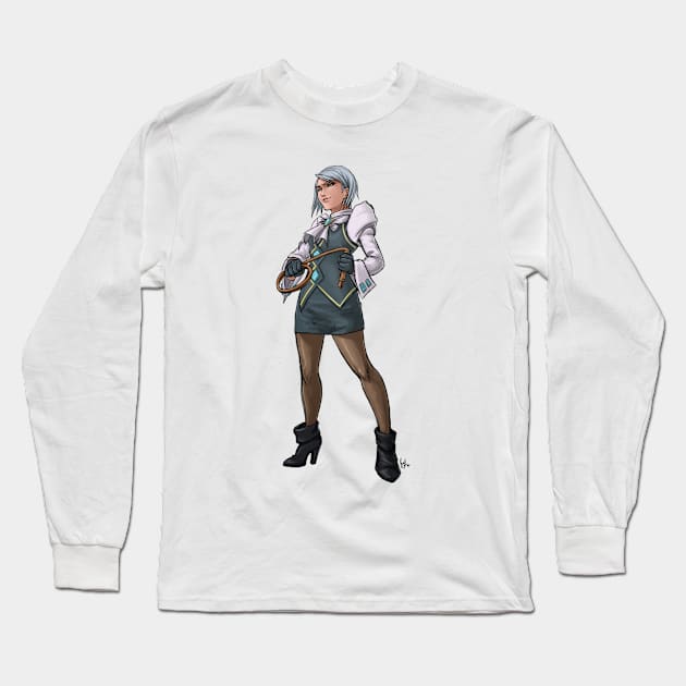 Franziska Von Karma Long Sleeve T-Shirt by CandaceAprilLee